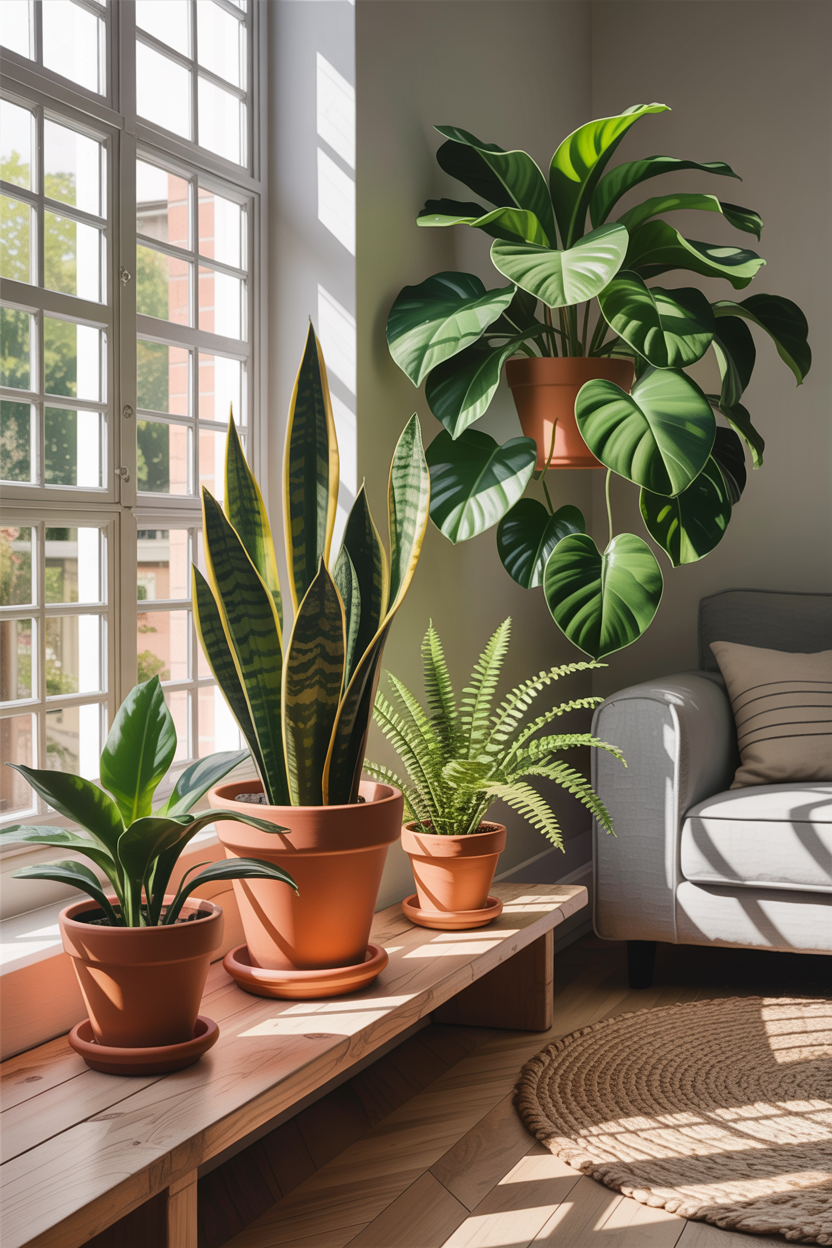 indoor plants to clean the air