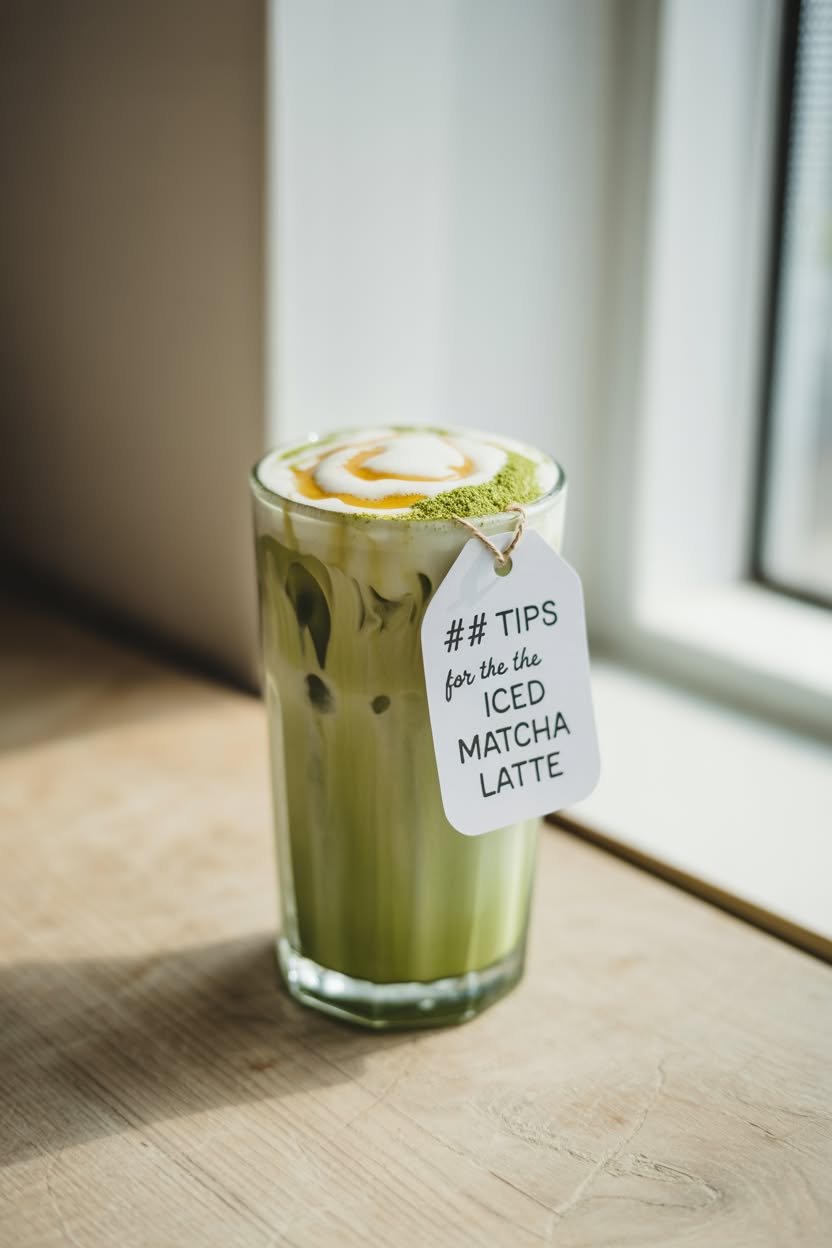 Iced Matcha Latte Recipe (Better Than Starbucks)