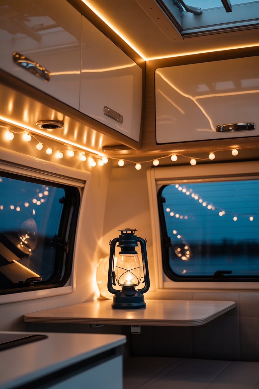 Beach-Themed RV Interior Remodel & Decor Ideas