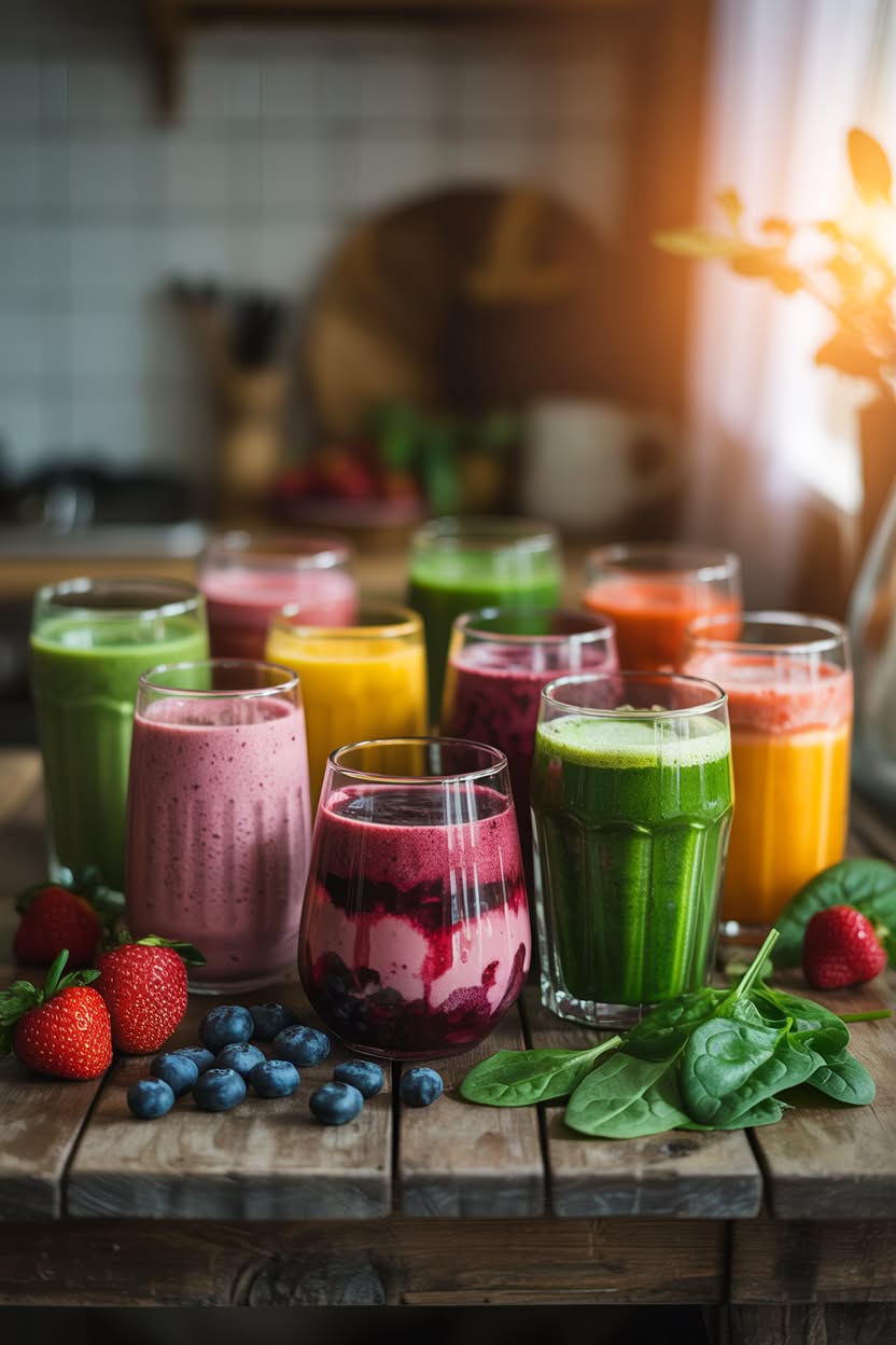10 Smoothie Recipes for Energy and Focus